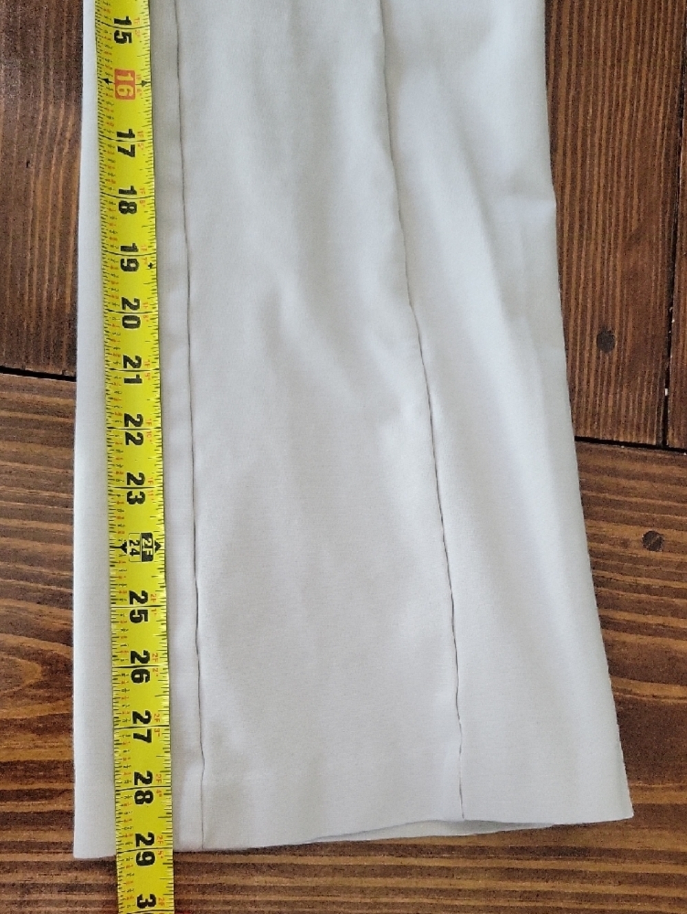 INC International Concepts Cream Boot Cut Leg Womens Sz 8 Pull-On Stretch Pants - Picture 9 of 10